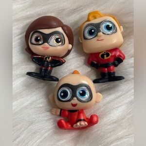 Disney Doorables Incredibles Figure Set -Mr and Mrs Incredible, Jack Jack